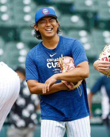 カブス・今永「選ばれて光栄」ＭＬＢ１年目で球宴初選出　誠也ら同僚やスタッフから祝福