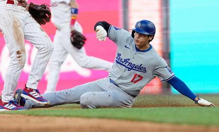 大谷トリプルスリーペース　剛腕撃ち１安打１盗塁　途中交代に敵地も大ブーイング