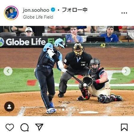 　スーフー氏のインスタグラム＠ｊｏｎ．ｓｏｏｈｏｏより