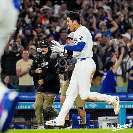 【写真】偉業達成！感謝の思いつづった大谷　ラストのほっこり写真になぜ？