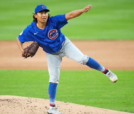 　ナショナルズ戦に先発し、６回３失点で11勝目を挙げた今永（ゲッティ＝共同）