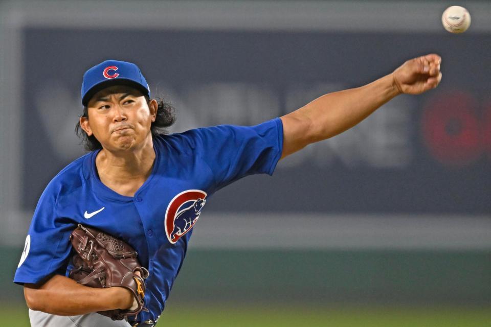 　ナショナルズ戦に先発し、６回３失点で１１勝目を挙げた今永（ＡＰ＝共同）