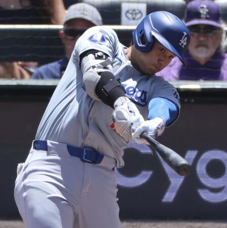 ドジャース逆転勝ち！大谷翔平がチームの危機救う　２打席連続適時打で２打点　マジック消滅阻止