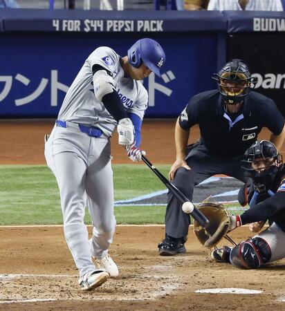 ５戦ぶり４８号２ランの大谷翔平が１試合３三振　今季１２度目