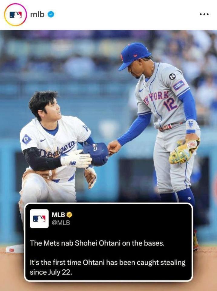 　ＭＬＢのインスタグラム＠ｍｌｎより