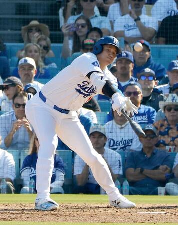 ドジャースが敗れ１勝１敗のタイに　大谷翔平は３の０　２四球を選ぶも２三振で２試合ぶり無安打