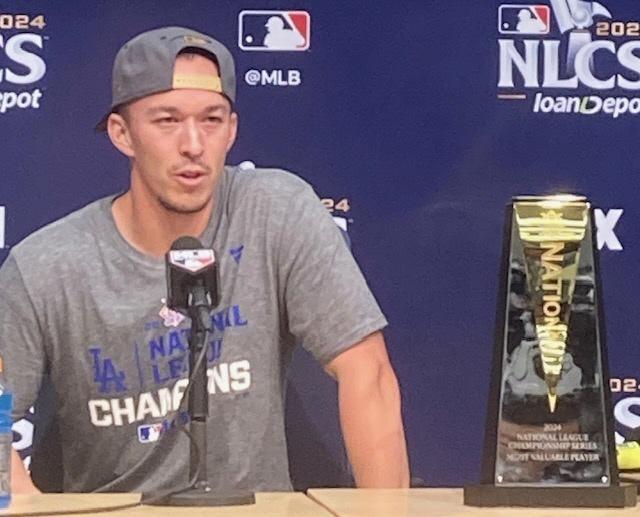 MVPエドマン謙遜「誰がもらってもおかしくなかった」 ドジャース