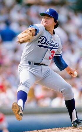 　ドジャース時代のフェルナンド・バレンズエラさん＝１９８８年（ゲッティ＝共同）
