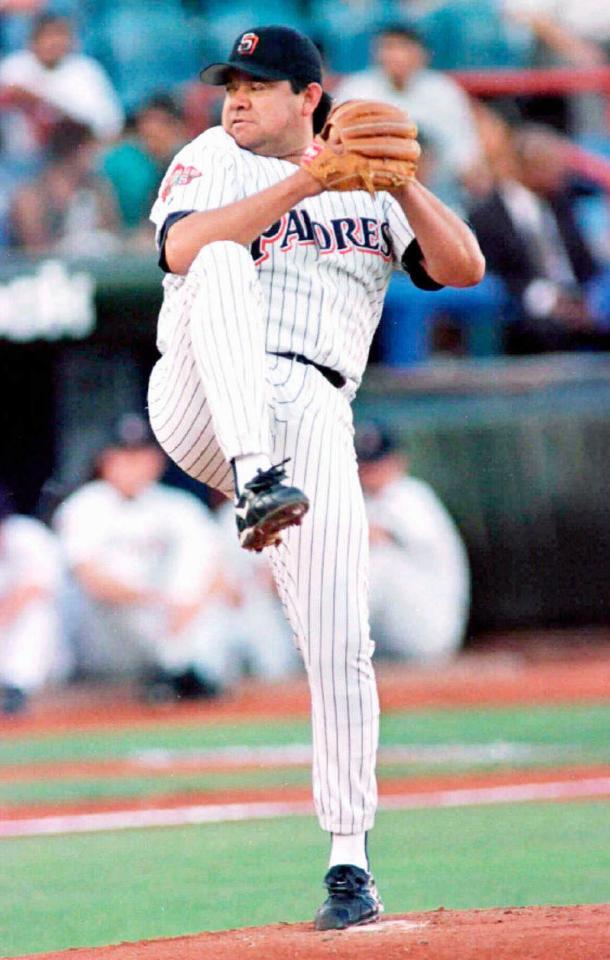 　パドレス時代のバレンズエラさん（１９９６年）