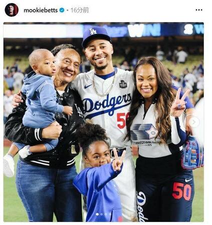 　ベッツのインスタグラム（ｍｏｏｋｉｅｂｅｔｔｓ）より