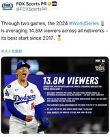 　ＦＯＸスポーツＰＲのＸ（＠ＦＯＸＳｐｏｒｔｓＰＲ）より