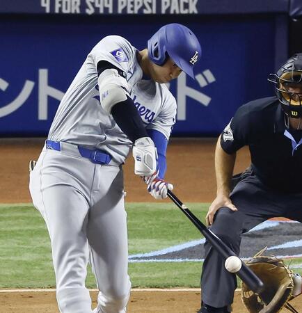 大谷翔平　左手が離れての三邪飛に「なかなか見ない打ち方」「心配ですね」ＮＨＫＢＳ解説が分析