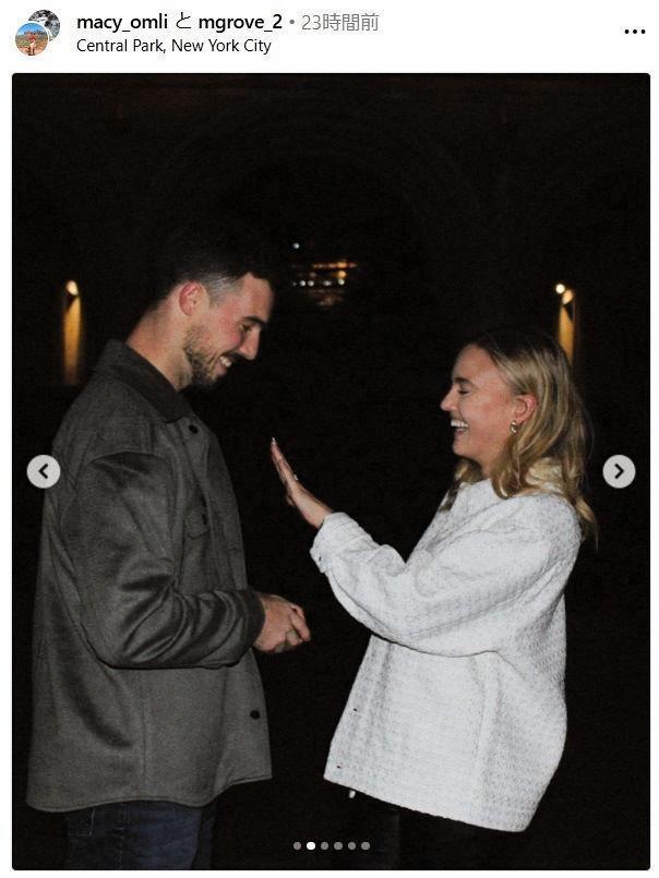 　マイケル・グローブのインスタグラム（ｍｇｒｏｖｅ＿２）より 