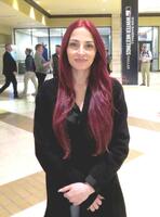 　デイリースポーツの単独取材に応じたバウアーの代理人レイチェル・ルーバ氏（撮影・小林信行）