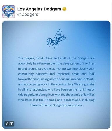 ドジャースＸ（＠Ｄｏｄｇｅｒｓ）より