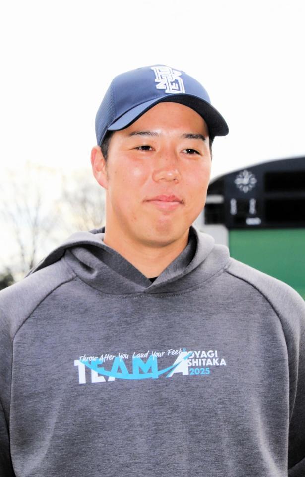 　フィリーズとのマイナー契約について報告した青柳