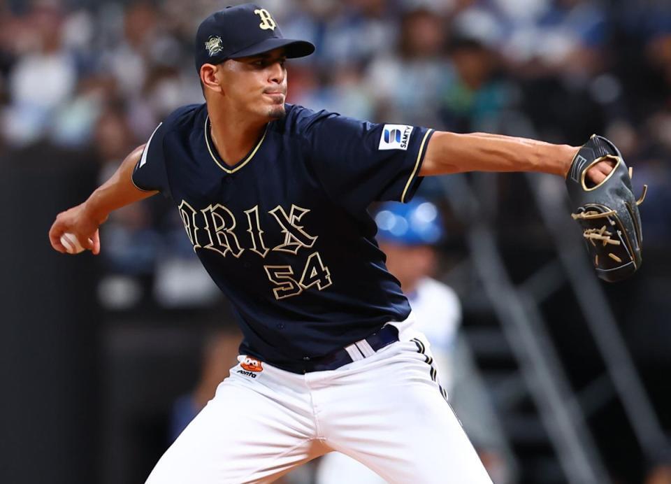 　オリックス時代のルイス・カスティーヨ＝２０２４年９月