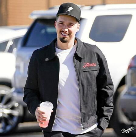 　キャンプ施設に入るスネル（ロサンゼルス・ドジャース提供）