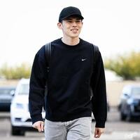 　キャンプ施設に入った佐々木（ロサンゼルス・ドジャース提供）