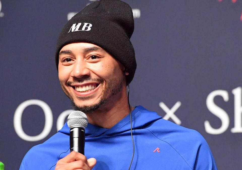 　ドジャース　ムーキー・ベッツ＝１月２１日撮影