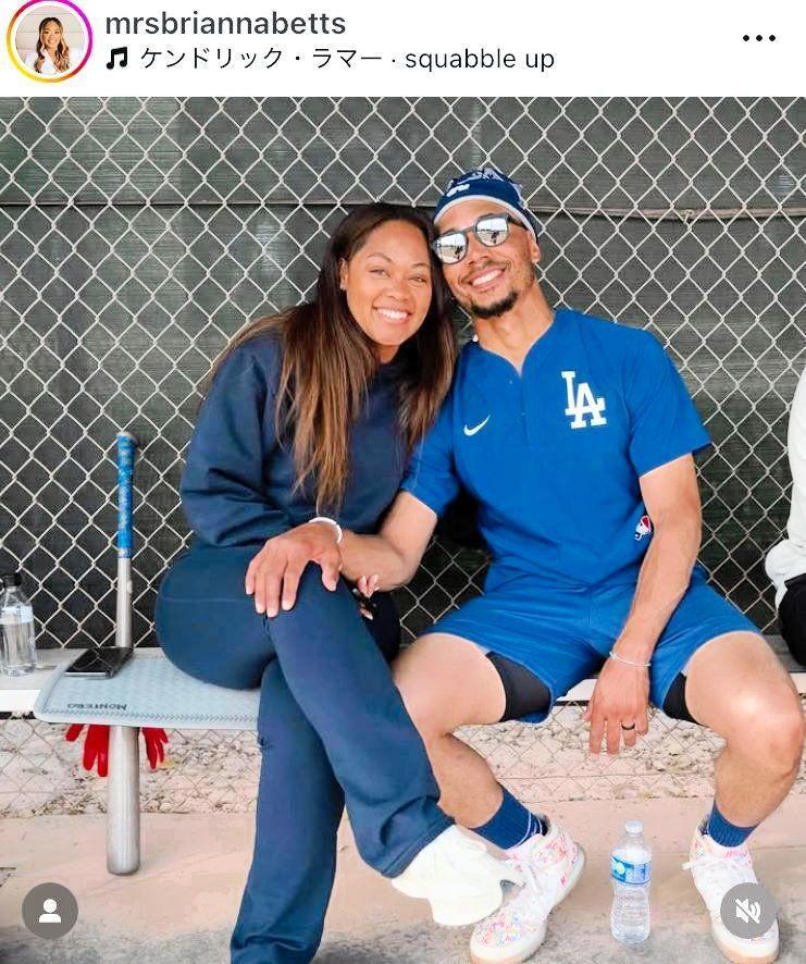 　ベッツの妻、ブリアンナさんのインスタグラム＠ｍｒｓｂｒｉａｎｎａｂｅｔｔｓより