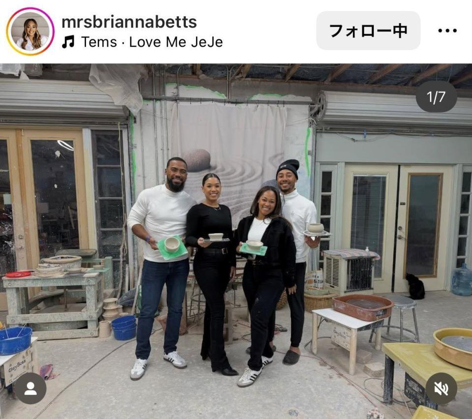 　ブリアンナ・ベッツさんインスタグラム（＠ｍｒｓｂｒｉａｎｎａｂｅｔｔｓ）より