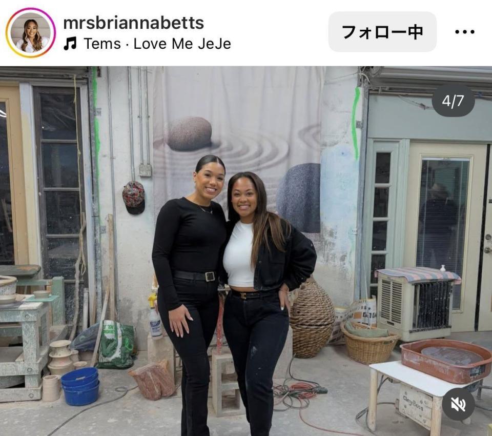 　ブリアンナ・ベッツさんインスタグラム（＠ｍｒｓｂｒｉａｎｎａｂｅｔｔｓ）より