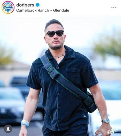 　ミゲル・ロハス選手。ドジャースの公式インスタグラム＠ｄｏｄｇｅｒｓより