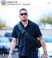 　ミゲル・ロハス選手。ドジャースの公式インスタグラム＠ｄｏｄｇｅｒｓより