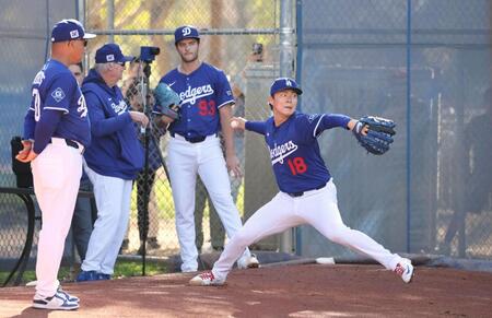 山本由伸　オープン戦初戦に先発、２０日カブス戦へ　ロバーツ監督明かす