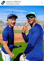　マリナーズのインスタグラム（ｍａｒｉｎｅｒｓ）より