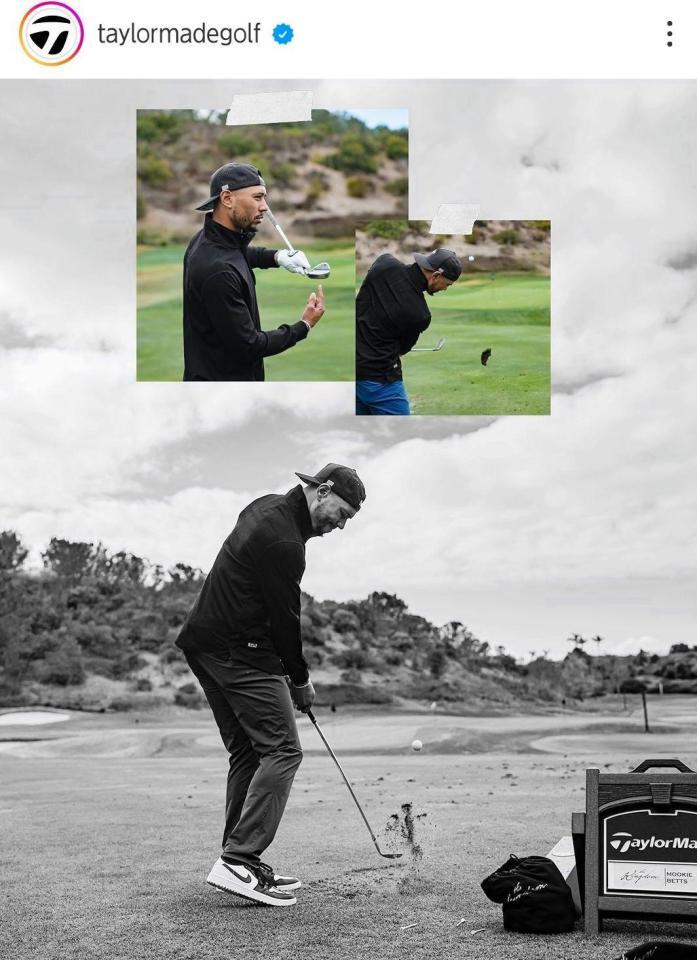 　テーラーメイドゴルフのインスタグラム（ｔａｙｌｏｒｍａｄｅｇｏｌｆ）より