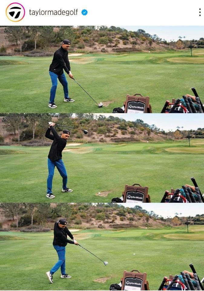　テーラーメイドゴルフのインスタグラム（ｔａｙｌｏｒｍａｄｅｇｏｌｆ）より