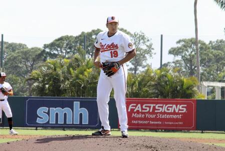 　レッドソックス戦に登板した菅野