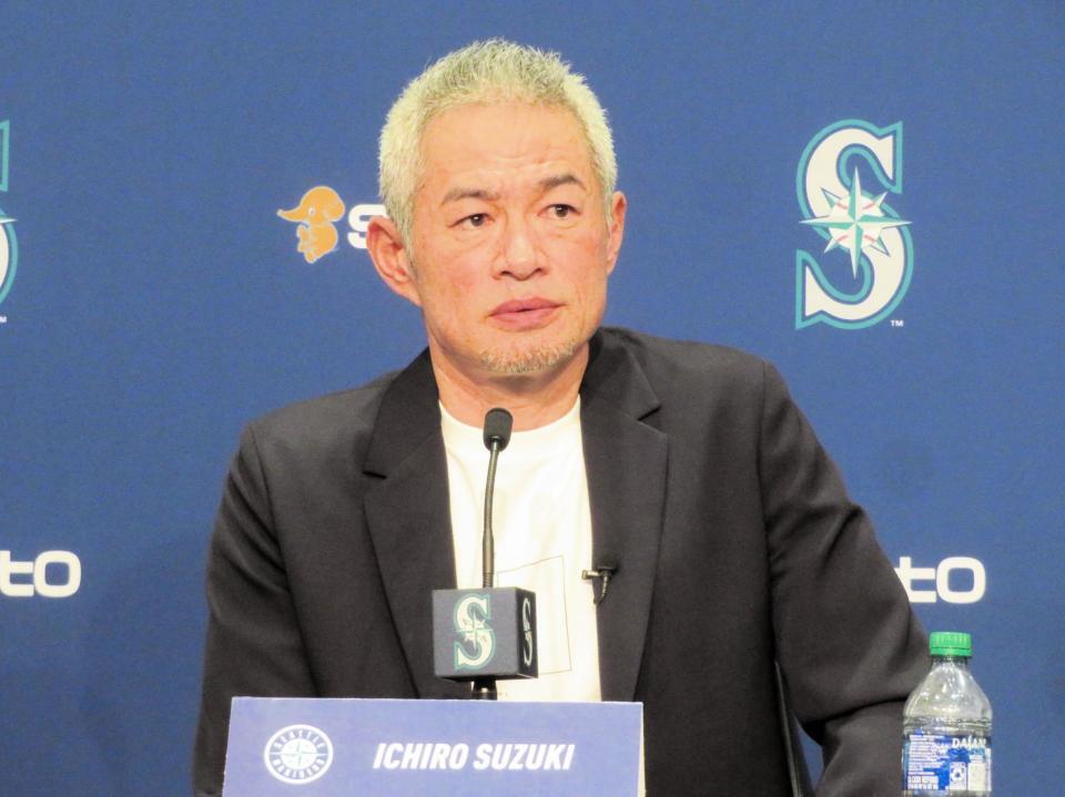 　米国野球殿堂入りの会見で思いを語ったイチロー氏＝１月２１日