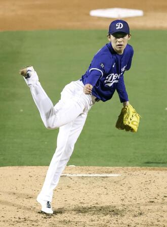 　２番手でオープン戦に初登板した佐々木