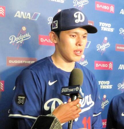 佐々木朗希　３回無失点５Ｋも「登板後には誰もいなかった笑」日本人３人同時出場も接触なく　大谷は試合中に帰宅、山本も見つけられず