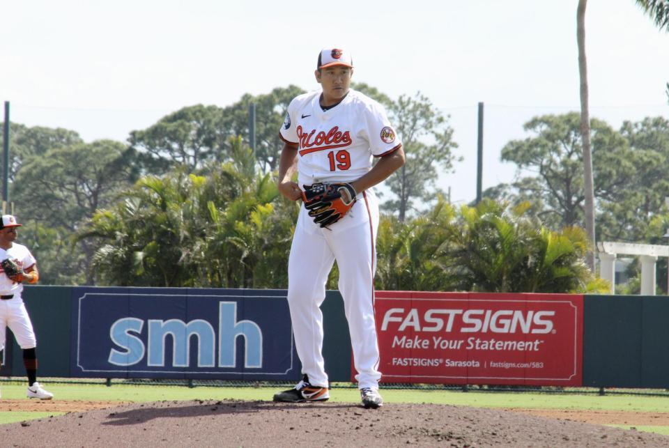 　レッドソックス戦に登板した菅野