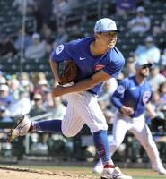 　先発し、４回２安打無失点だった今永（共同）