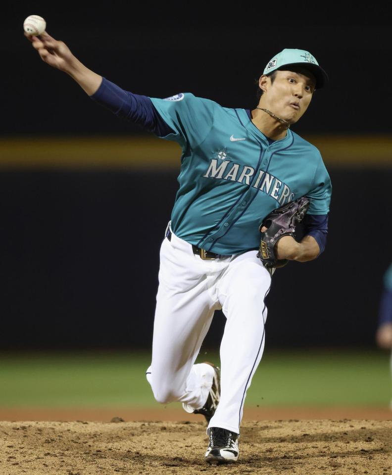 　８回に登板し、無失点だった藤浪（共同）