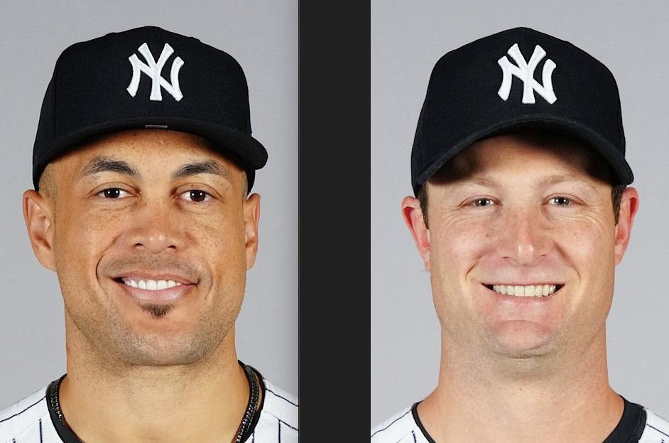 　ゲリット・コール（右）とジャンカルロ・スタントン