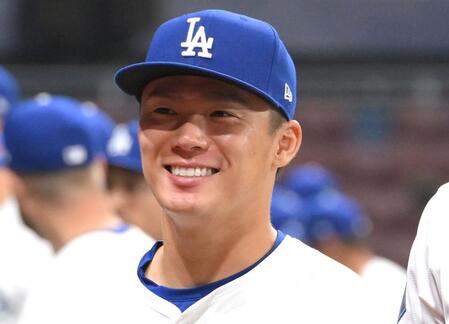 山本由伸のけん玉テクニックにファン驚がく　ド軍動画に反響「めっちゃうまい」他３選手は大苦戦「キケ笑える」