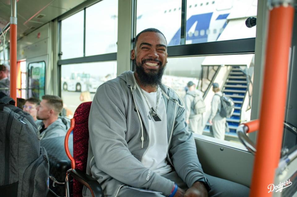 　テオスカー・ヘルナンデス（ロサンゼルス・ドジャース提供）