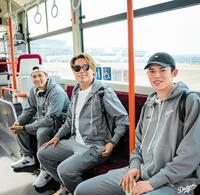 　（左から）大谷、山本、佐々木（ロサンゼルス・ドジャース提供）