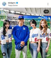 　ドジャースの公式インスタグラム（＠ｄｏｄｇｅｒｓ）から