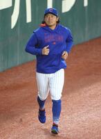 　ランニングする今永（撮影・吉澤敬太）