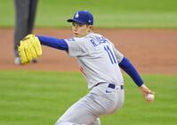 　先発した佐々木。４回０／３を３安打１失点でメジャー初勝利はならなかった（共同）