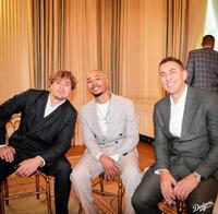 　ホワイトハウスを訪問したＫ・ヘルナンデス、ベッツ、バーンズ（ロサンゼルス・ドジャース提供）