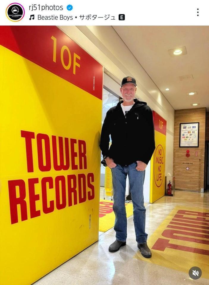 　ランディ・ジョンソン氏のインスタグラム（ｒｊ５１ｐｈｏｔｏｓ）より