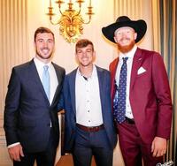 　ホワイトハウスを訪問したメイ（右）＝ロサンゼルス・ドジャース提供